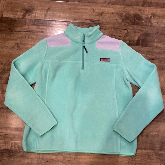 Vineyard Vines Women's Quarter Zip Fleece small - Picture 1 of 4